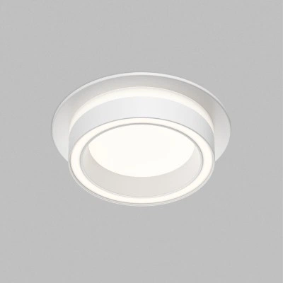 Точечный встраиваемый светильник GLOW DK-DH2010-WH
