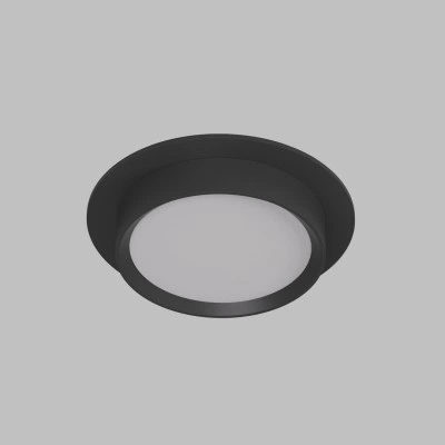 Denkirs Точечный встраиваемый светильник FLAT DK2090-BK Denkirs Точечный встраиваемый светильник FLAT DK2090-BK
