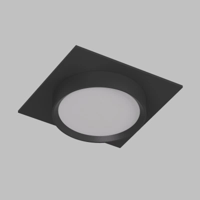 Denkirs Точечный встраиваемый светильник FLAT DK2091-BK Denkirs Точечный встраиваемый светильник FLAT DK2091-BK