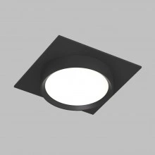 Denkirs Точечный встраиваемый светильник FLAT DK2091-BK
