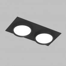 Denkirs Точечный встраиваемый светильник FLAT DK2092-BK