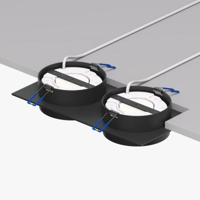 Denkirs Точечный встраиваемый светильник FLAT DK2092-BK Denkirs Точечный встраиваемый светильник FLAT DK2092-BK