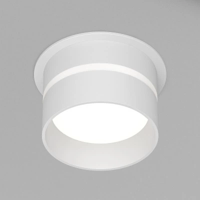 Влагозащищенный встраиваемый светильник Denkirs DK2404-WH IP44, GU10, белый