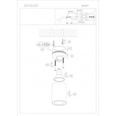 Denkirs DK3007-BK влагозащищенный точечный светильник Denkirs DK3007-BK влагозащищенный точечный светильник