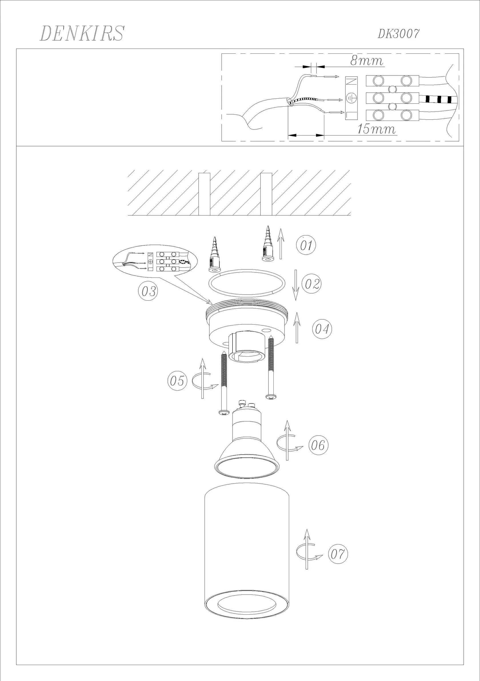Denkirs DK3007-BK влагозащищенный точечный светильник (ДЕНКИРС) Denkirs DK3007-BK влагозащищенный точечный светильник (ДЕНКИРС)