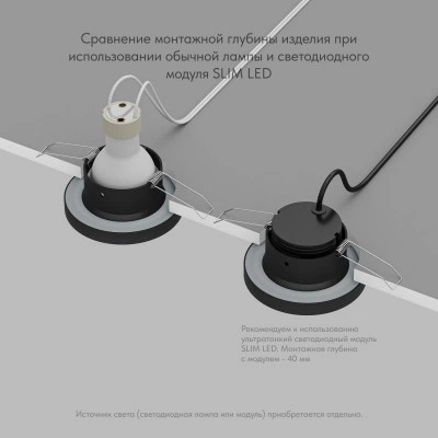 Влагозащищенный светильник Denkirs DK3012-BK Влагозащищенный светильник Denkirs DK3012-BK