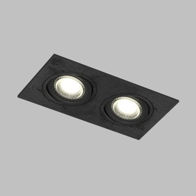 Denkirs DK3022-BK точечный встраиваемый светильник, черный