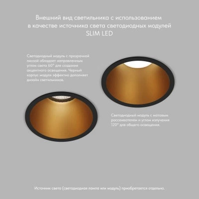 Точечный встраиваемый светильник Denkirs DK3026-BG Точечный встраиваемый светильник Denkirs DK3026-BG