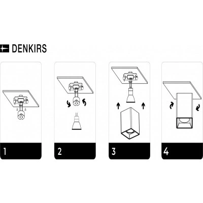Denkirs DK3030-BK точечный накладной светильник Denkirs DK3030-BK точечный накладной светильник