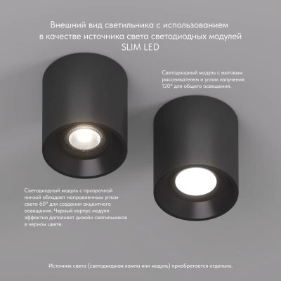 Точечный накладной светильник Denkirs DK3040-BK Точечный накладной светильник Denkirs DK3040-BK