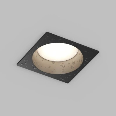 Denkirs Точечный встраиваемый влагозащищенный светильник DEEP DK3104-BK Denkirs Точечный встраиваемый влагозащищенный светильник DEEP DK3104-BK