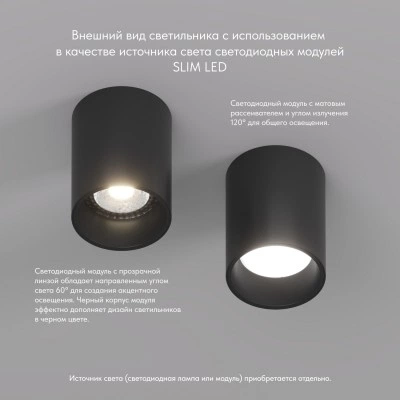 Denkirs DK3110-BK точечный накладной светильник Denkirs DK3110-BK точечный накладной светильник