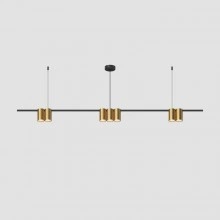 Denkirs ORBIT DK4063-BK+SG подвесной светильник