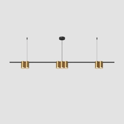 Denkirs ORBIT DK4063-BK+SG подвесной светильник