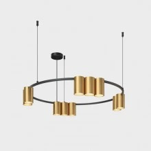 Denkirs ORBIT DK4065-BK+SG подвесной светильник