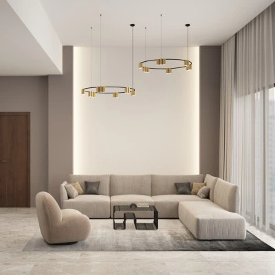 Denkirs ORBIT DK4067-BK+SG подвесной светильник Denkirs ORBIT DK4067-BK+SG подвесной светильник