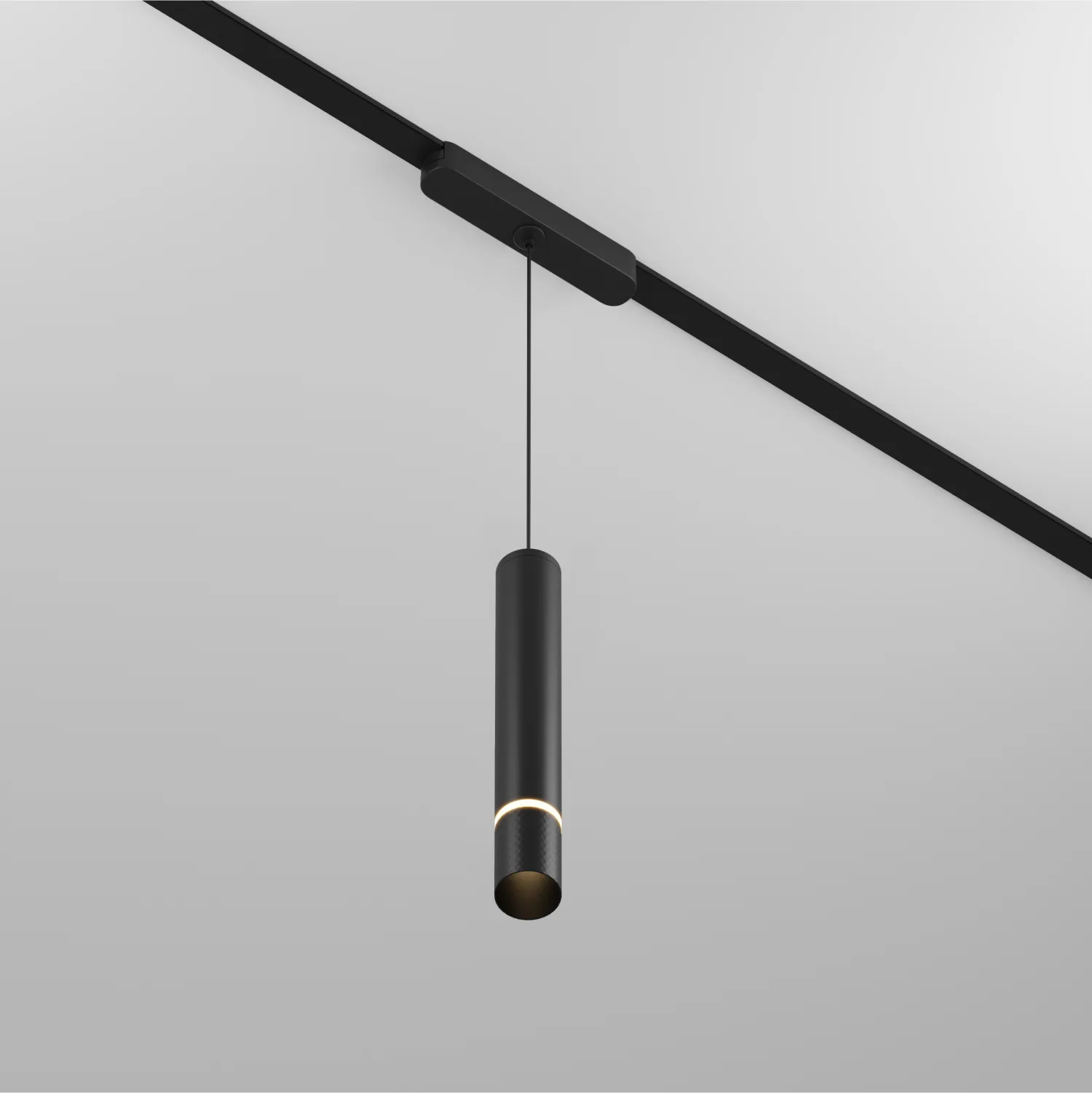 Denkirs Трековый подвесной светильник AIR HANG DK5315-BK