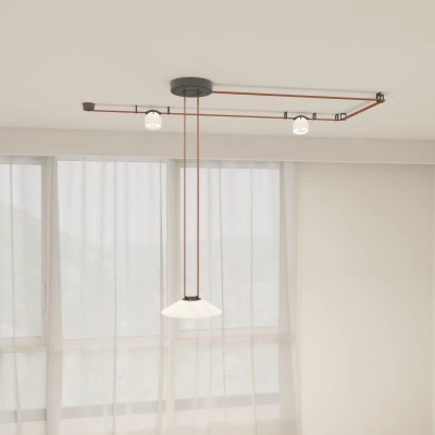 Denkirs Трековый светильник BELTY FLOW DK5564-WH+BK Denkirs Трековый светильник BELTY FLOW DK5564-WH+BK