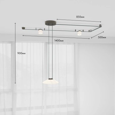 Denkirs Комплект ременной трековой системы Belty DK55SET02-02-DB Denkirs Комплект ременной трековой системы Belty DK55SET02-02-DB