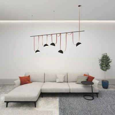 Трековый светильник Denkirs BELTY SMART FLOW DK5660-BK Трековый светильник Denkirs BELTY SMART FLOW DK5660-BK