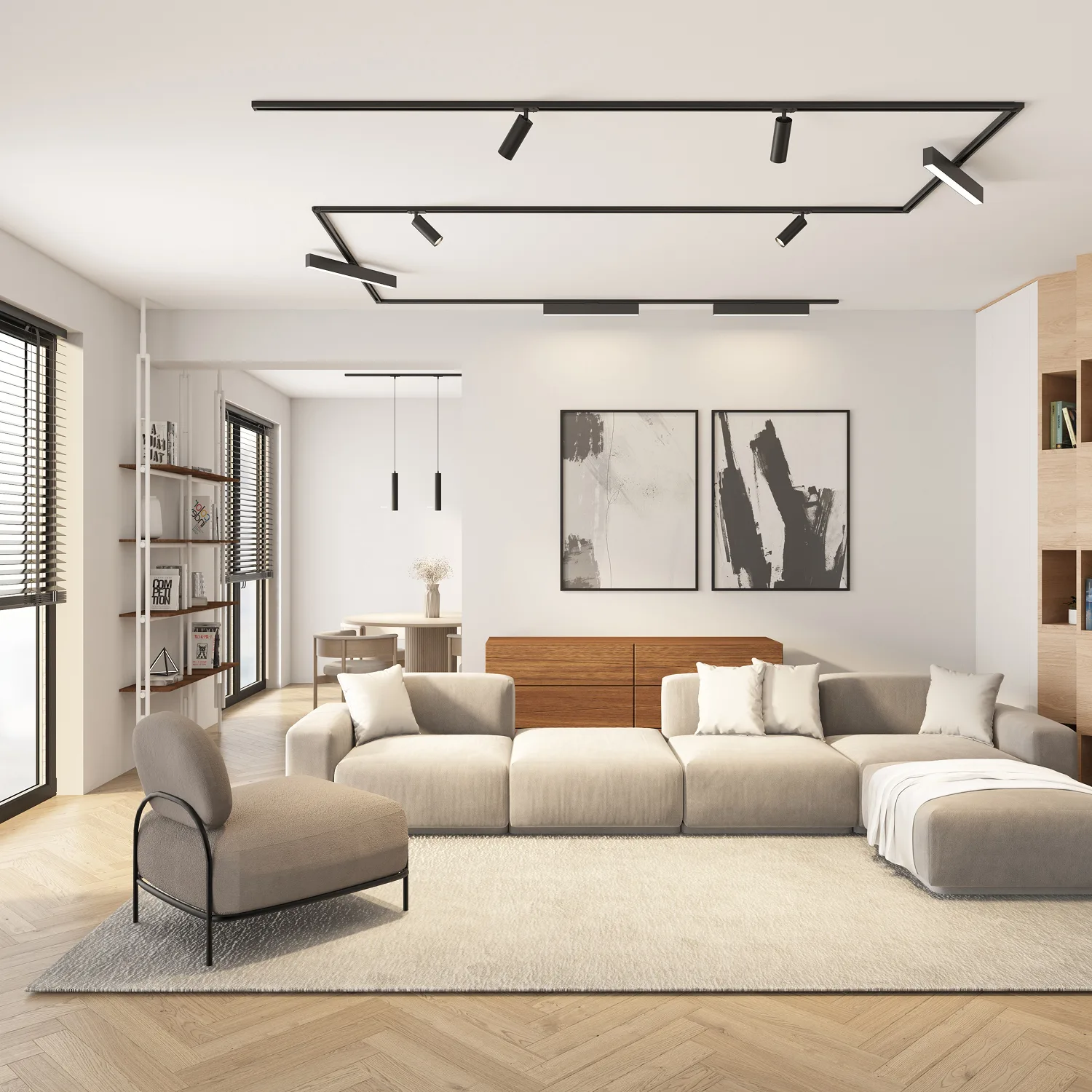 Трековый светильник Denkirs DK6210-BK (ДЕНКИРС) Трековый светильник Denkirs DK6210-BK (ДЕНКИРС)