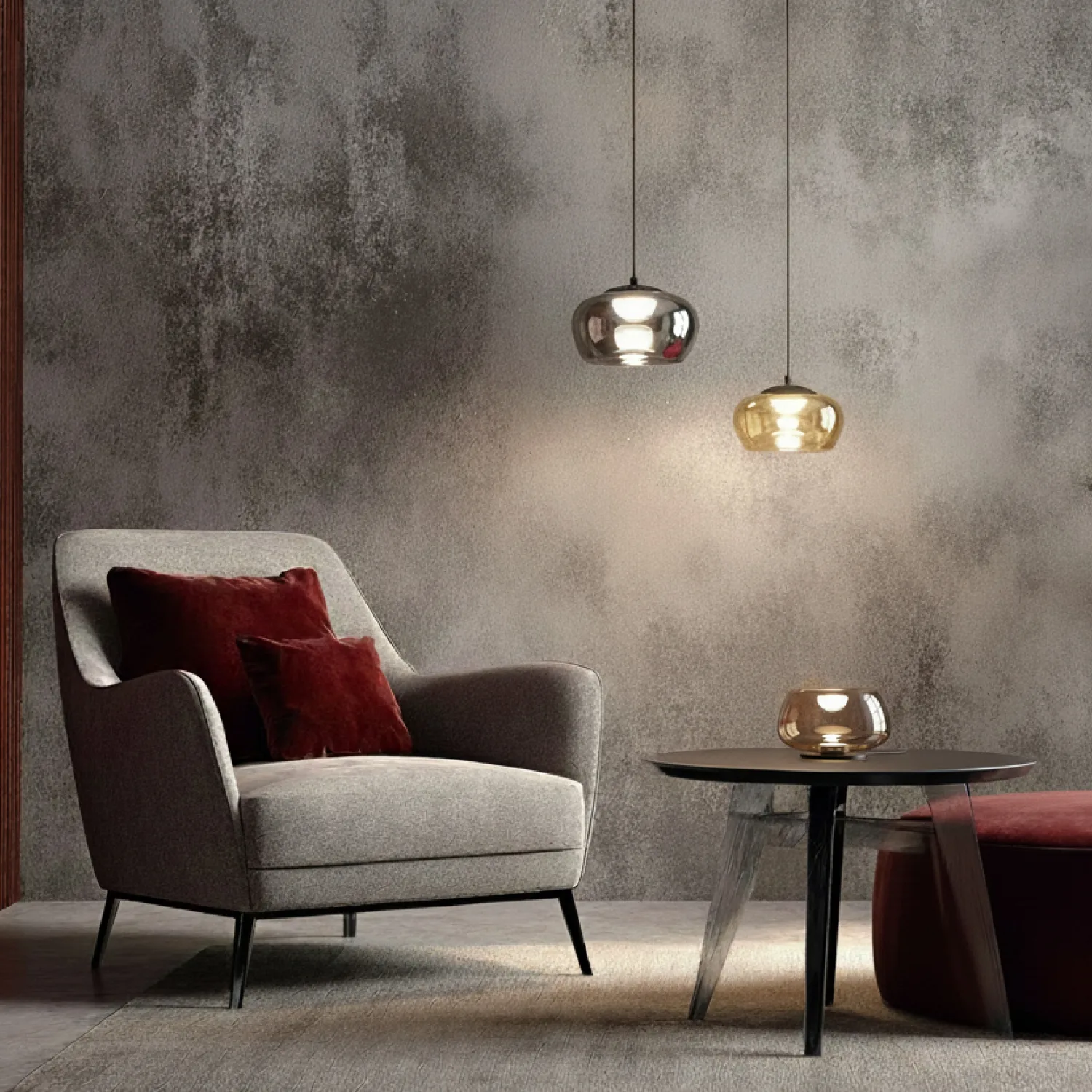 Denkirs FLOA DK6741-BK+AM подвесной светильник (ДЕНКИРС) Denkirs FLOA DK6741-BK+AM подвесной светильник (ДЕНКИРС)