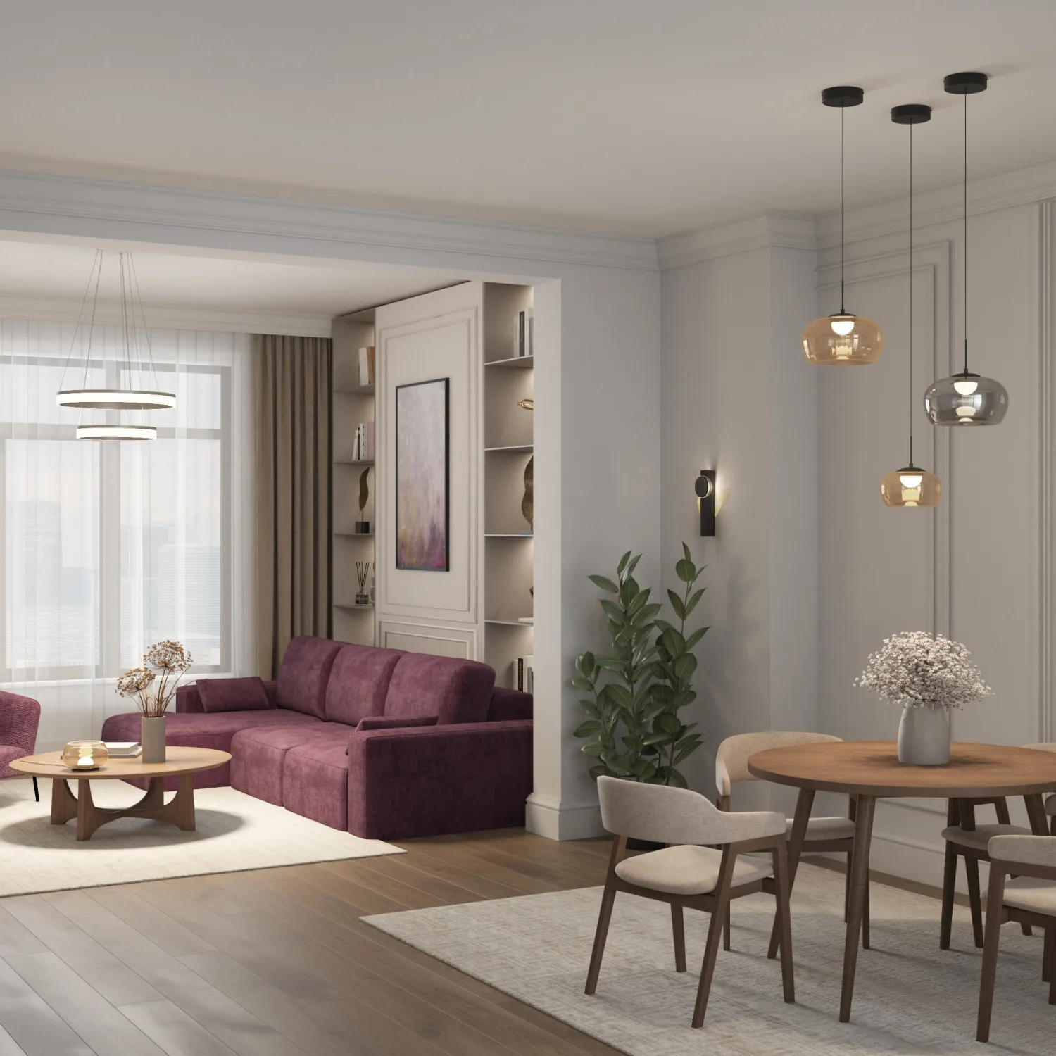 Denkirs FLOA DK6742-BK+SM подвесной светильник (ДЕНКИРС) Denkirs FLOA DK6742-BK+SM подвесной светильник (ДЕНКИРС)