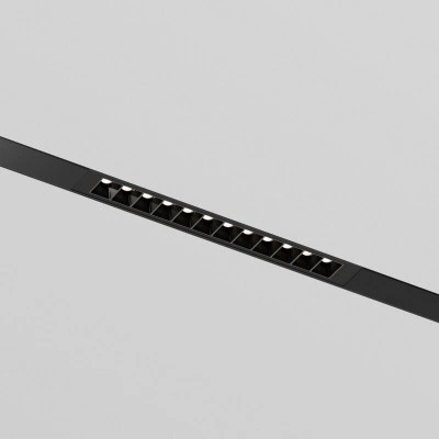 Трековый линейный светильник Denkirs SIMPLE GRILL DK8101-BK