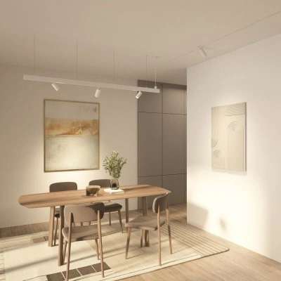 Denkirs Трековый акцентный светильник SIMPLE SPOT DK8120-WH Denkirs Трековый акцентный светильник SIMPLE SPOT DK8120-WH