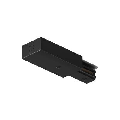 Denkirs TR1100-BK торцевой подвод питания для трековой системы Solid Denkirs TR1100-BK торцевой подвод питания для трековой системы Solid