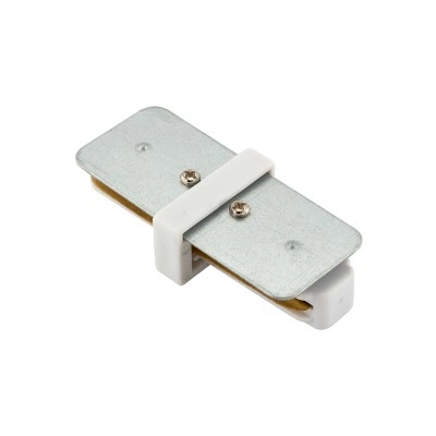 Denkirs TR1101-WH прямой коннектор для трековой системы Solid, белый Denkirs TR1101-WH прямой коннектор для трековой системы Solid, белый