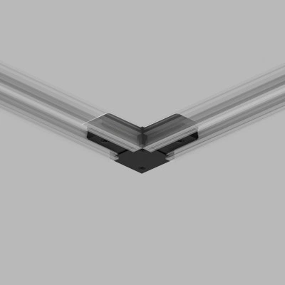 Denkirs TR1102-BK L-коннектор для трековой системы Solid, черный Denkirs TR1102-BK L-коннектор для трековой системы Solid, черный