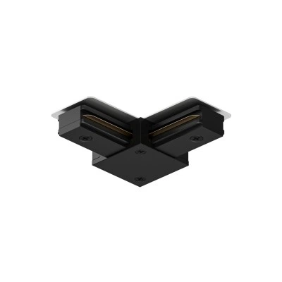 Denkirs TR1102-BK L-коннектор для трековой системы Solid, черный Denkirs TR1102-BK L-коннектор для трековой системы Solid, черный