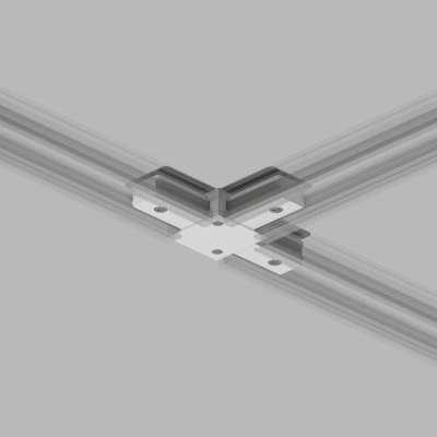 Denkirs TR1103-WH T-коннектор для трековой системы Solid, белый Denkirs TR1103-WH T-коннектор для трековой системы Solid, белый