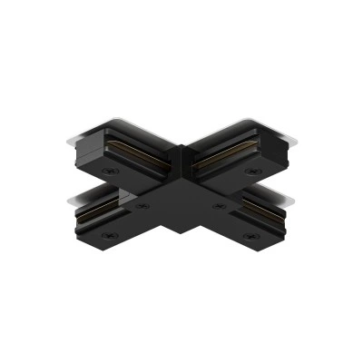 X-коннектор Denkirs TR1104-BK для трековой системы Solid X-коннектор Denkirs TR1104-BK для трековой системы Solid