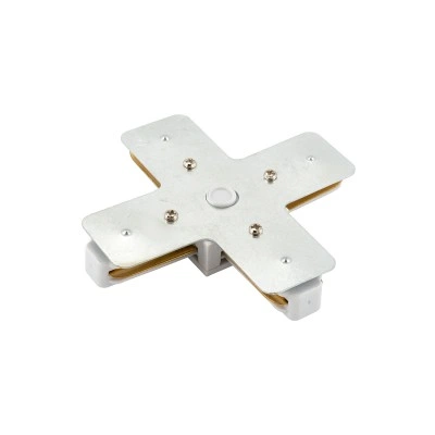 Denkirs TR1104-WH X-коннектор для трековой системы Solid, белый Denkirs TR1104-WH X-коннектор для трековой системы Solid, белый