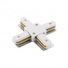 Denkirs TR1104-WH X-коннектор для трековой системы Solid, белый
