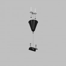 Denkirs TR1105-BK Подвесное крепление для трека