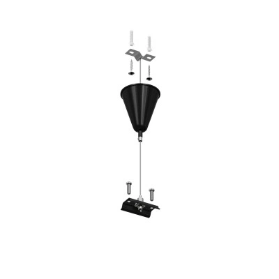 Denkirs TR1105-BK Подвесное крепление для трека Denkirs TR1105-BK Подвесное крепление для трека