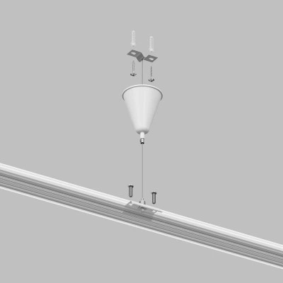 Подвесное крепление для трека Denkirs TR1105-WH Подвесное крепление для трека Denkirs TR1105-WH
