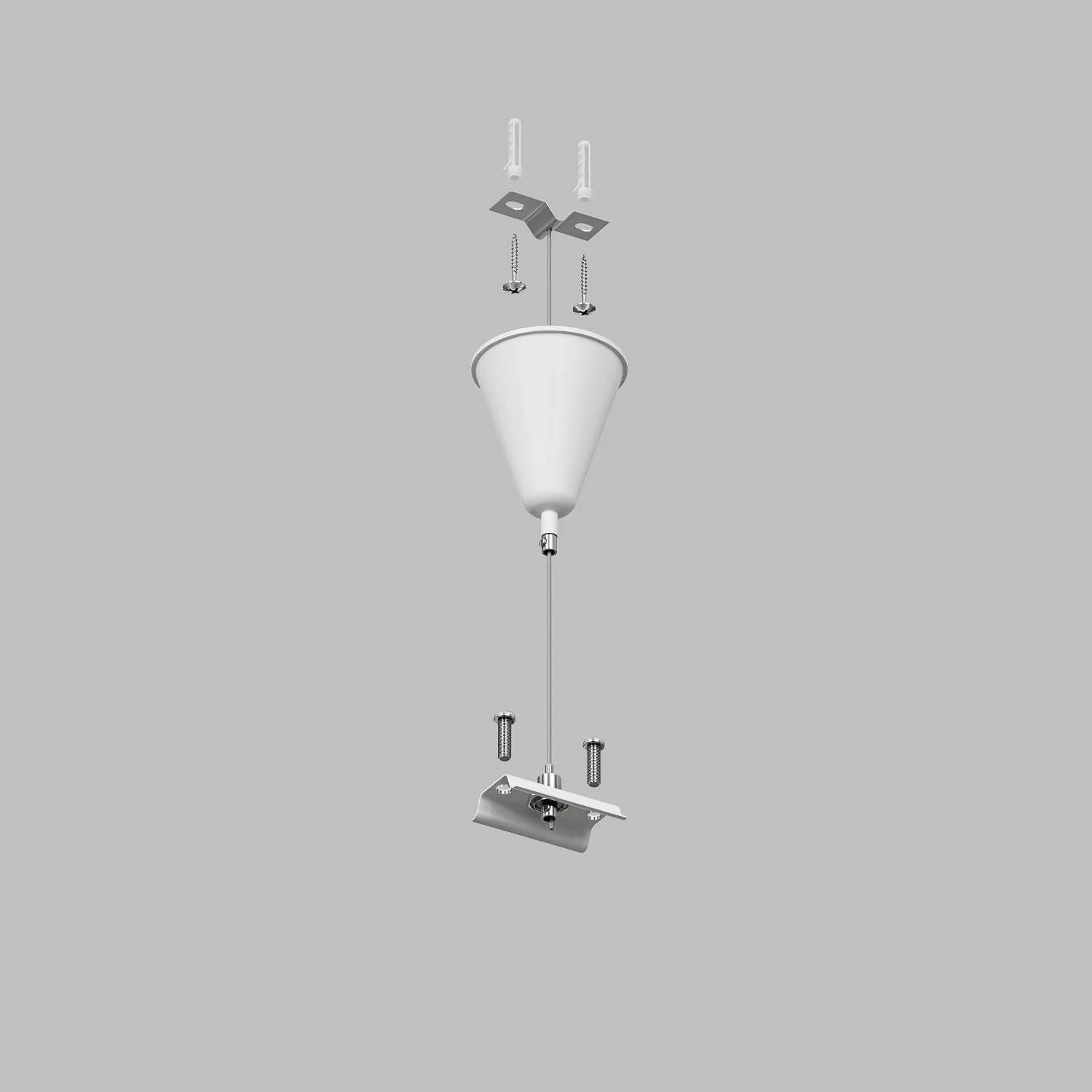 Denkirs TR1105-WH — подвесное крепление для трека (ДЕНКИРС) Denkirs TR1105-WH — подвесное крепление для трека (ДЕНКИРС)