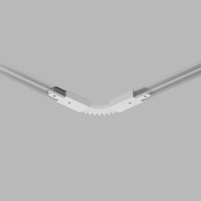 Denkirs TR1106-WH Гибкий коннектор для трековой системы Solid, белый Denkirs TR1106-WH Гибкий коннектор для трековой системы Solid, белый
