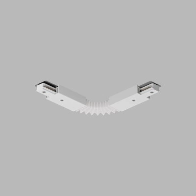 Denkirs TR1106-WH Гибкий коннектор для трековой системы Solid, белый Denkirs TR1106-WH Гибкий коннектор для трековой системы Solid, белый