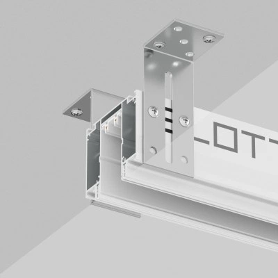 Denkirs SLOTT TR2014-WH профиль-трек 2 в 1 для натяжных потолков SMART Denkirs SLOTT TR2014-WH профиль-трек 2 в 1 для натяжных потолков SMART