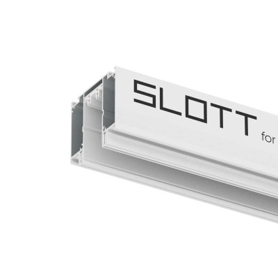 Denkirs SLOTT TR2014-WH профиль-трек 2 в 1 для натяжных потолков SMART Denkirs SLOTT TR2014-WH профиль-трек 2 в 1 для натяжных потолков SMART