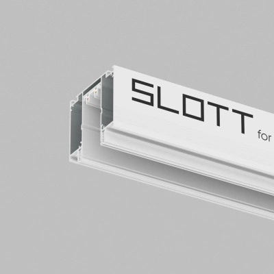 Denkirs SLOTT TR2014-WH профиль-трек 2 в 1 для натяжных потолков SMART Denkirs SLOTT TR2014-WH профиль-трек 2 в 1 для натяжных потолков SMART