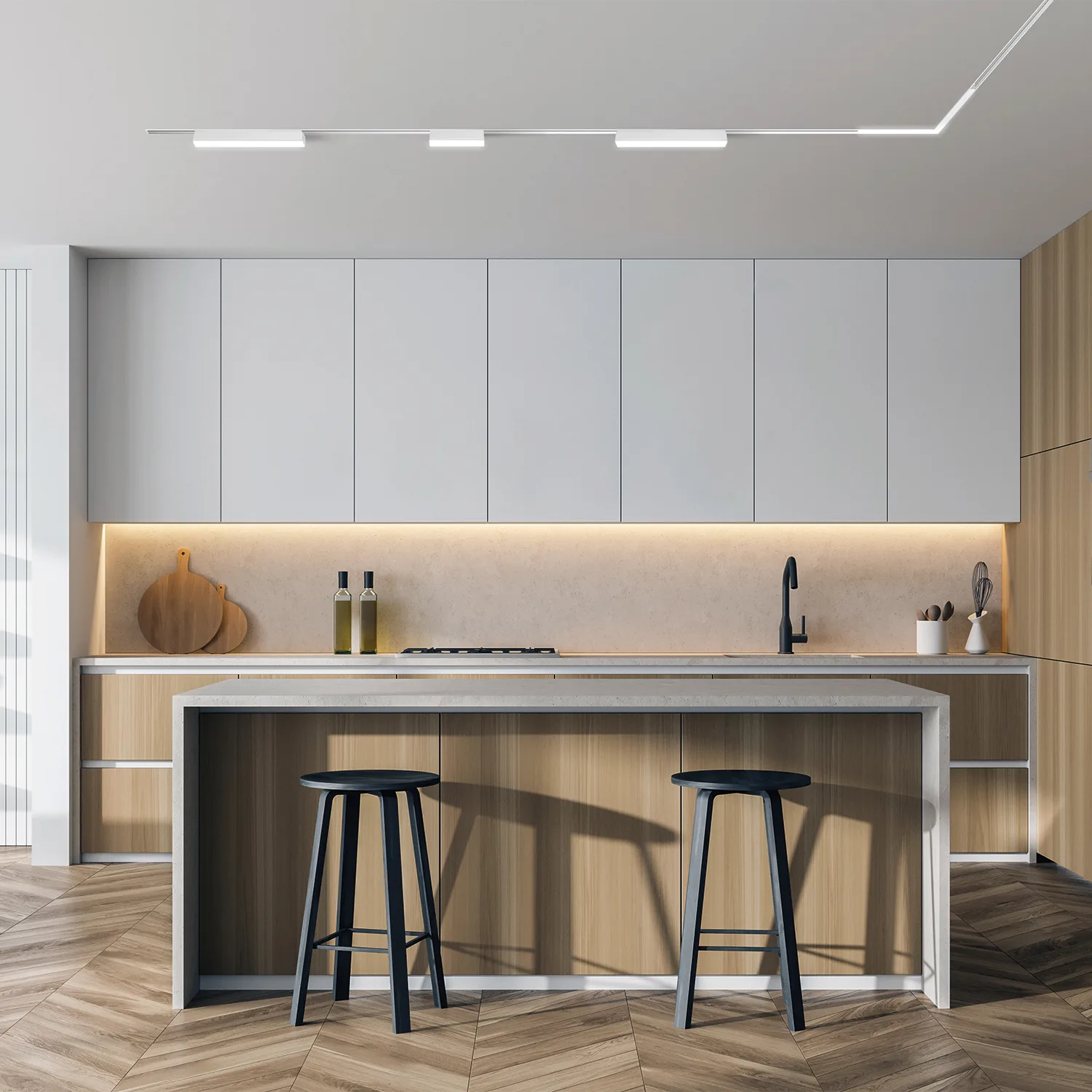 Denkirs SLOTT TR2014-WH профиль-трек 2 в 1 для натяжных потолков SMART (ДЕНКИРС) Denkirs SLOTT TR2014-WH профиль-трек 2 в 1 для натяжных потолков SMART (ДЕНКИРС)
