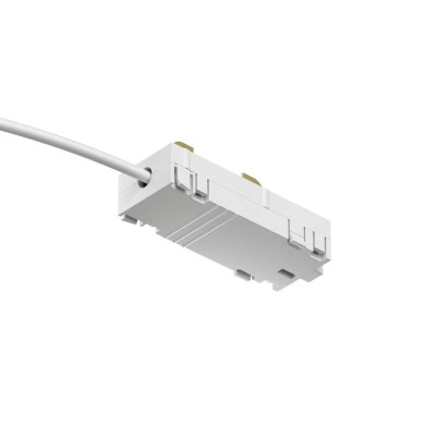 Denkirs TR2100-WH Подвод питания для трека Smart, белый Denkirs TR2100-WH Подвод питания для трека Smart, белый