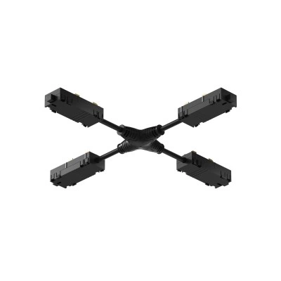 Denkirs TR2116-BK гибкий Х-коннектор трека SMART Denkirs TR2116-BK гибкий Х-коннектор трека SMART