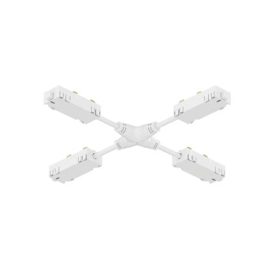 Denkirs Гибкий Х-коннектор трека SMART TR2116-WH Denkirs Гибкий Х-коннектор трека SMART TR2116-WH